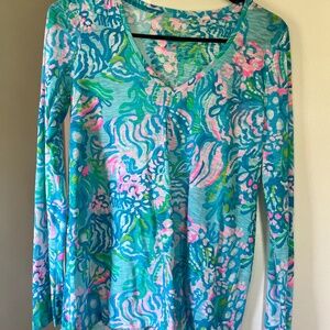 Lilly Pulitzer Etta Long Sleeve Top